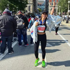Emily-completed-marathon-running-benefits